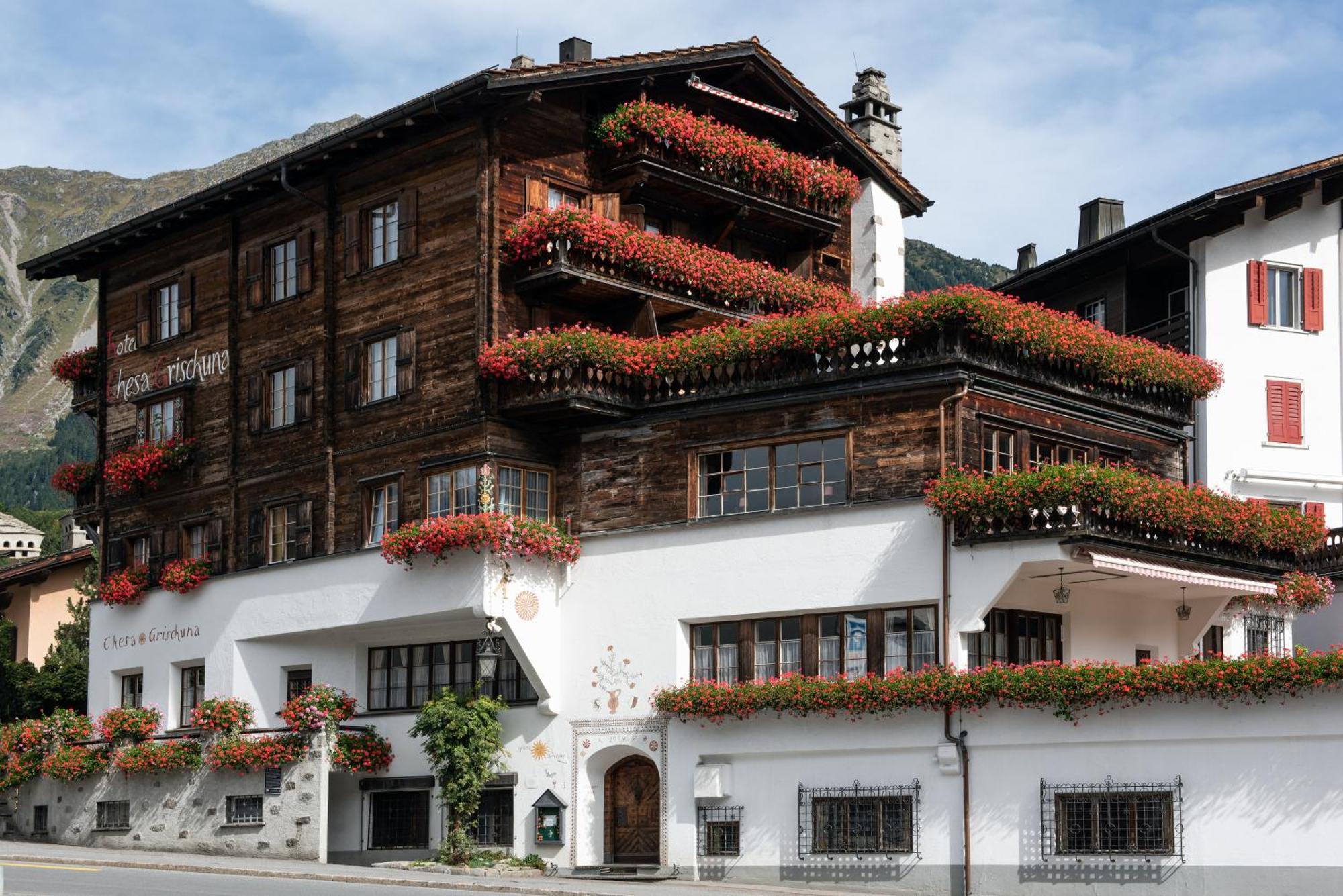 Hotel Chesa Grischuna Klosters Ngoại thất bức ảnh